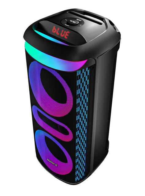 Parlante Karaoke Bluetooth 18000W MGZEUS Negro-2