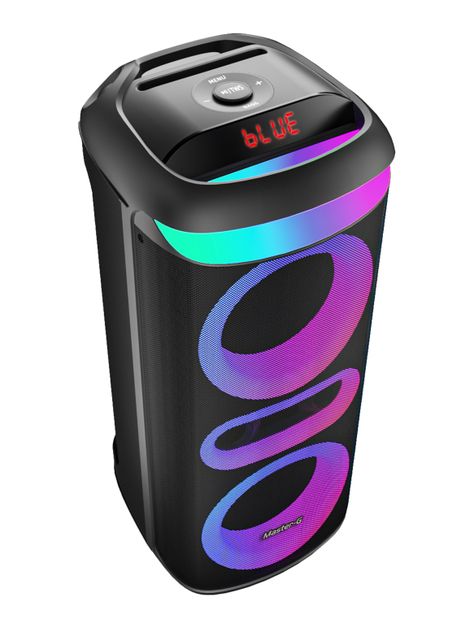 Parlante Karaoke Bluetooth 18000W MGZEUS Negro-4