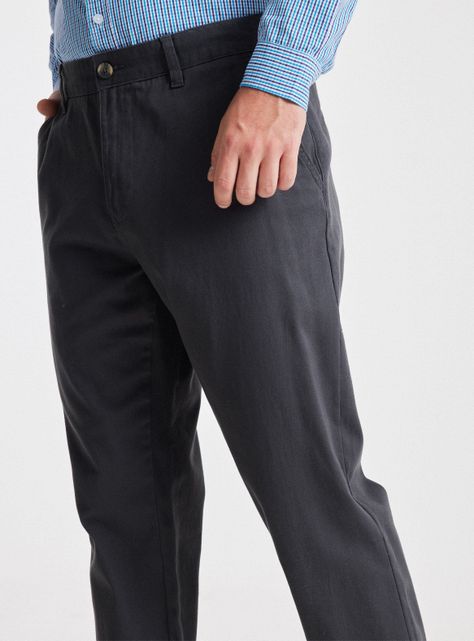 Pantalón Twill Corte Chino Regular Fit Spandex-2