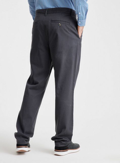 Pantalón Twill Corte Chino Regular Fit Spandex-1