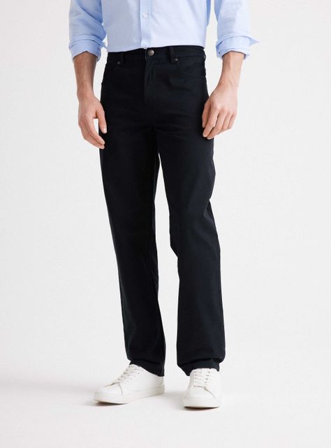 Pantalón Twill Corte 5 Bolsillos Regular Fit Spandex-0