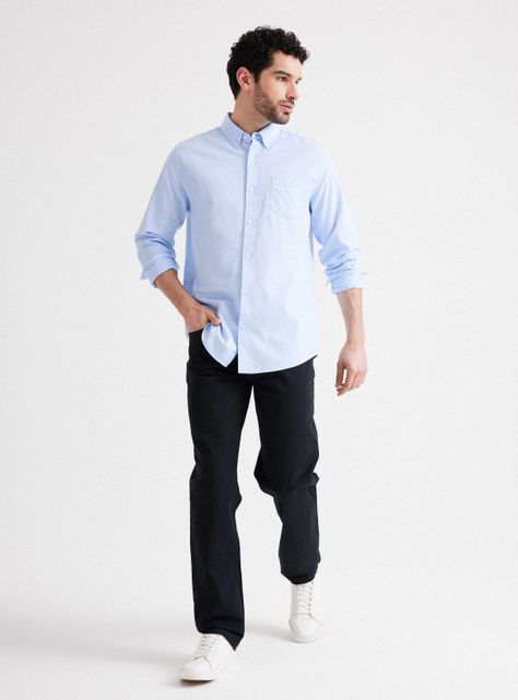 Pantalón Twill Corte 5 Bolsillos Regular Fit Spandex-4