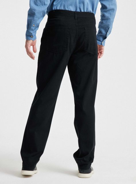 Pantalón 5 Bolsillos Tiro Medio Regular Fit-1