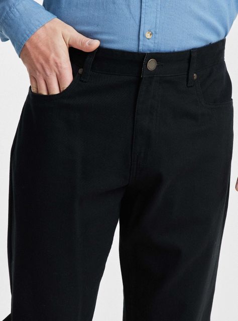 Pantalón 5 Bolsillos Tiro Medio Regular Fit-2