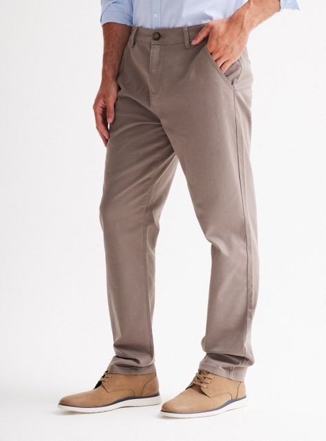 Pantalón Diseño Chino Twill Regular Fit-0