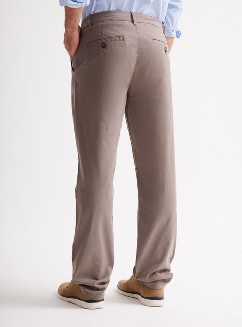 Pantalón Diseño Chino Twill Regular Fit-1