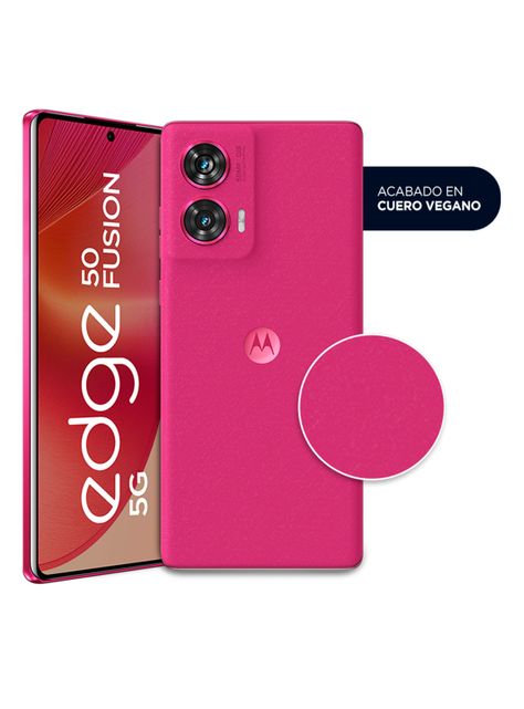 Smartphone Edge 50 Fusion 5G 256GB 6.7" Rosa Liberado + Audífonos Moto Buds-3