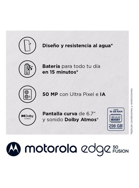 Smartphone Moto Edge 50 Fusion 5G 256GB 6.7" Rosa Liberado-3