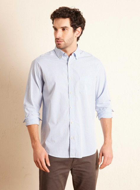 Camisa Manga Larga Cuadros 6-0