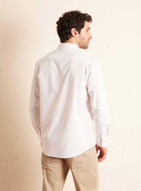 Camisa Manga Larga Semi Oxford Lisa-1