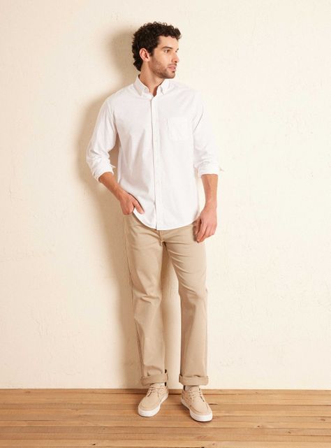 Camisa Manga Larga Semi Oxford Lisa-4
