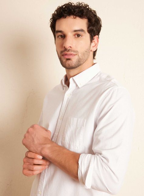 Camisa Manga Larga Semi Oxford Lisa-2