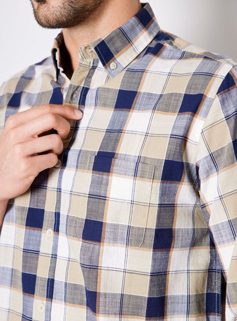 Camisa Manga Larga Cuadros-3