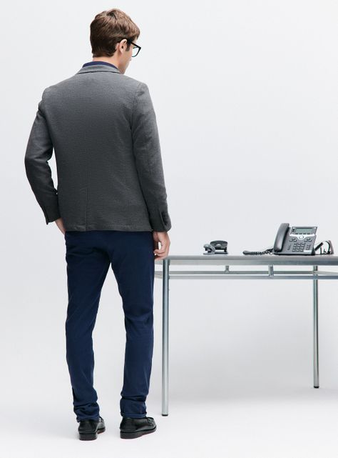 Pantalon Chino Lyocell Slim Fit con Spandex-5