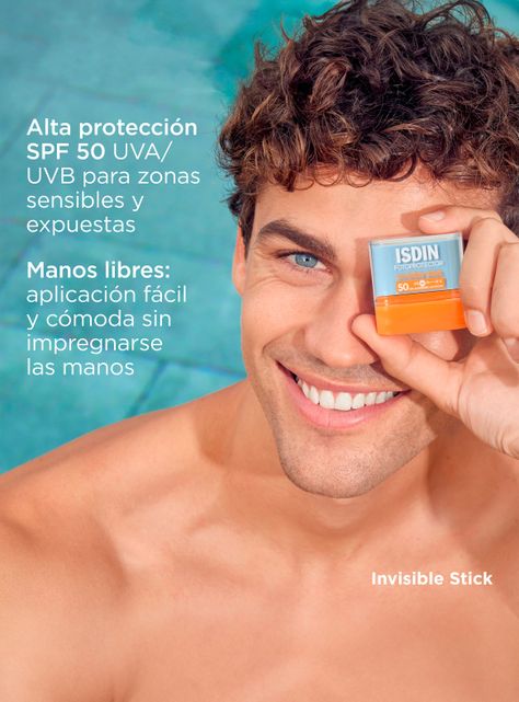 Fotoprotector Invisible Stick Spf 50 10g Isdin-2