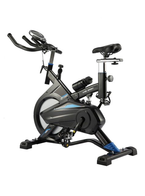 Bicicleta Spinning Magnética YB-9800-NA Negro/Azul-2