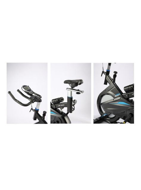 Bicicleta Spinning Magnética YB-9800-NA Negro/Azul-5