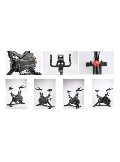 Bicicleta Spinning Magnética YB-9600NG Negro-5