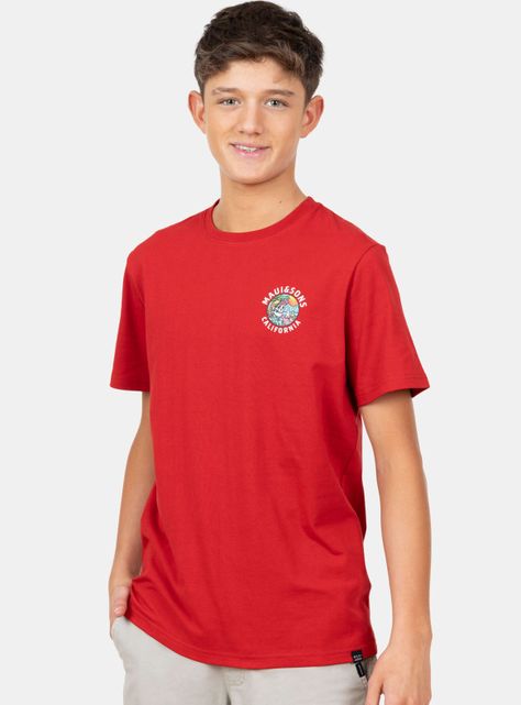 Polera Skull On The Beach Manga Corta-0