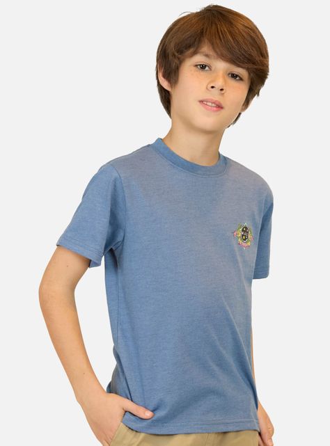 Polera Surf Kid Sharkman Manga Corta-0