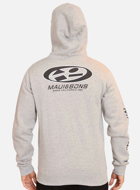 Polerón Print Back Capucha Logo Geo-1