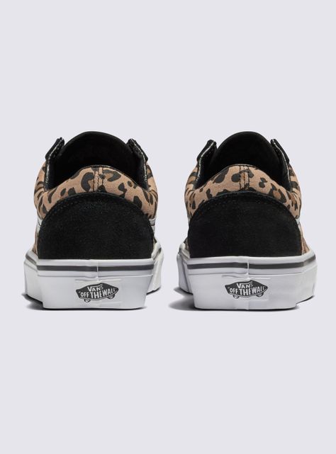 Zapatilla Urbana Animalier Black Old Skool Mujer-3