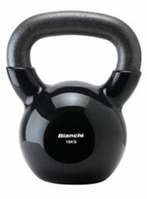 Kettlebell 16 kg Negra Bianchi-0
