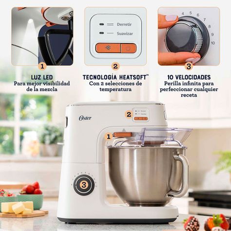 Batidora Planetaria con Tecnología Heatsoft FPSTSMPL4W-6