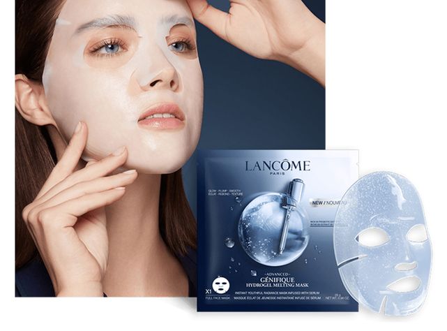 Mascarilla Lancôme Facial Advanced Génifique 4 Unidades-3