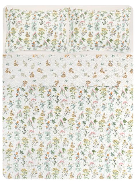 Quilt 2 Plazas Flora-3