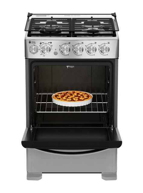Cocina a Gas de Piso Acero Inoxidable CMC5560FX 55 cm-1