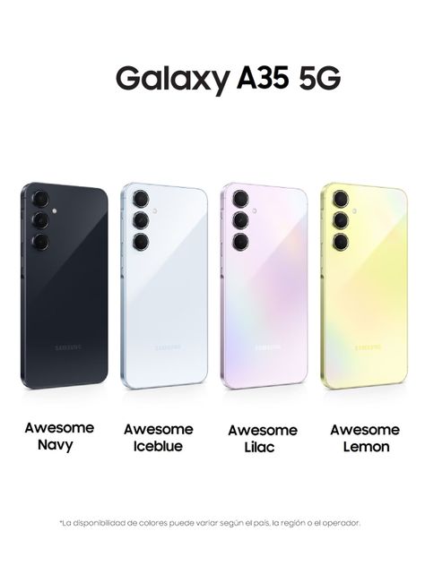 Smartphone Galaxy A35 5G 128GB 6.6" Awesome Lemon Liberado-1