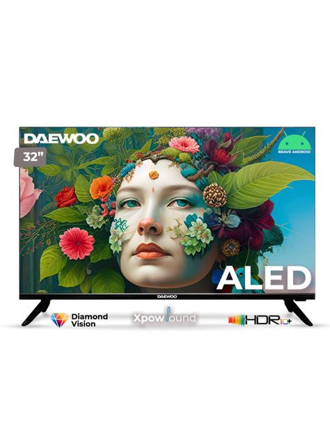 LED Smart TV 32" HD Android Soundbar Incorporado D-A3200-0