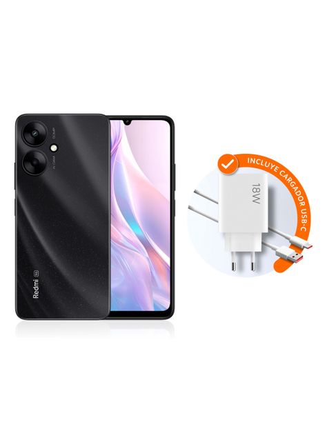 Smartphone Redmi 13C 5G 128GB 6.7" Black Liberado-1