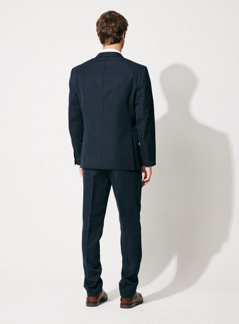 Traje Slim Fit Liso Recto-5