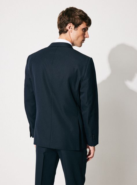 Traje Slim Fit Liso Recto-1