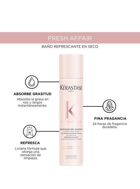 Shampoo En Seco Refrescante Todo Tipo De Cabello Fresh Affair 150ml-2