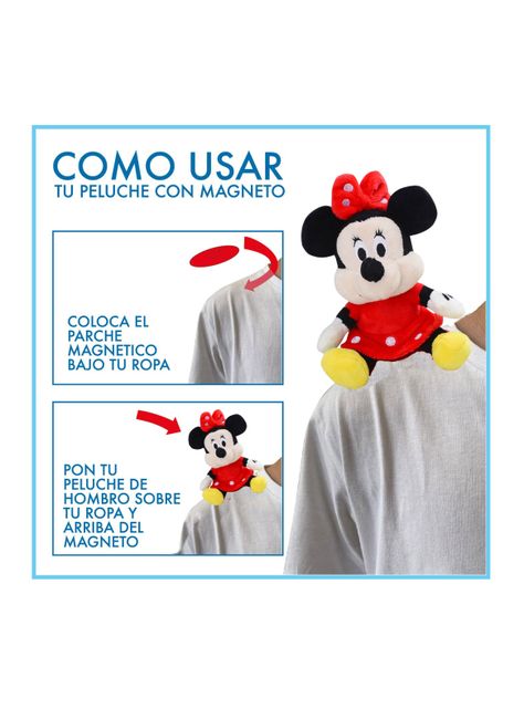 Peluche de Hombro Minnie 12 cm-6