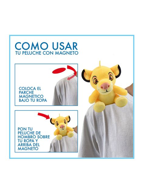 Peluche de Hombro Simba 12 cm-6