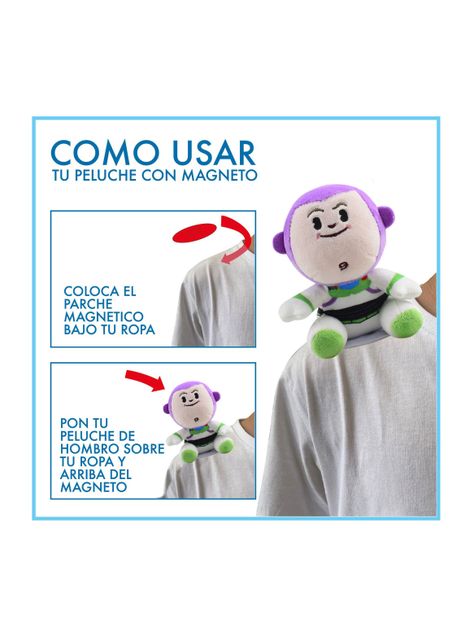 Peluche de Hombro Buzz Lightyear 12 cm-6