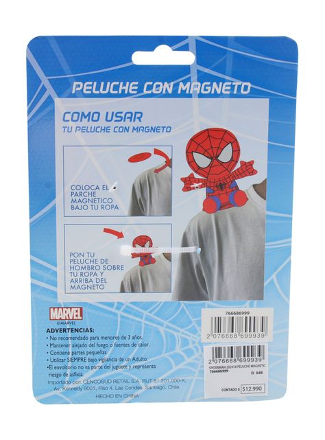 Peluche de Hombro Spiderman 12 cm-5