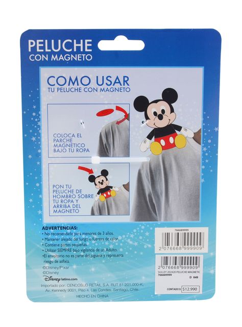 Peluche de Hombro Sulley 12 cm-5