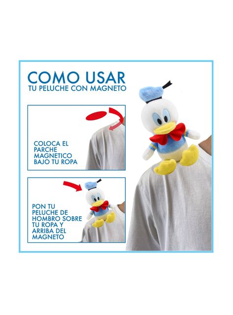 Peluche de Hombro Donald 12 cm-6