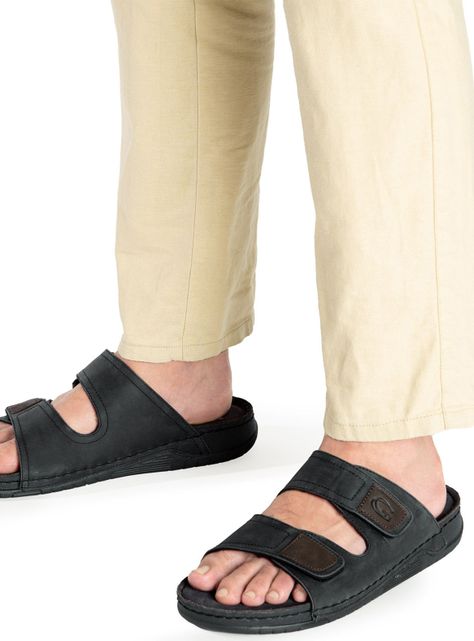 Sandalia Cuero Bondi35509 Hombre-0