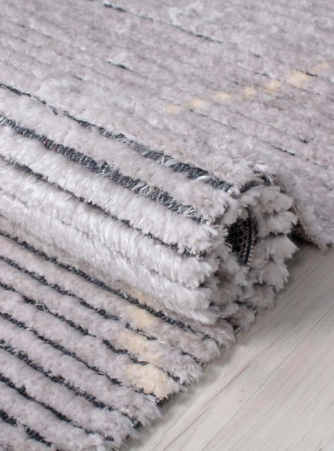 Alfombra Mystiq Gris Líneas 200 x 290 cm-1