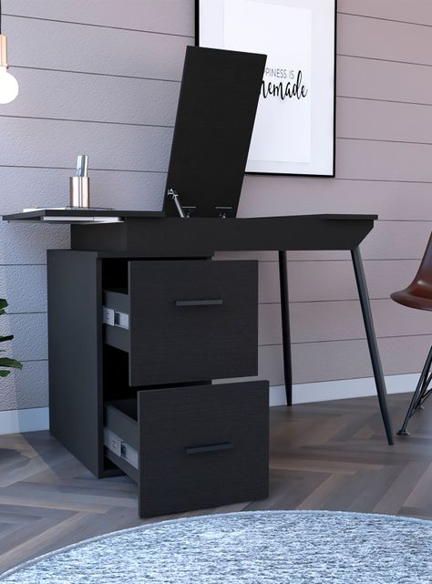 Escritorio Office Conect 90 Funcional Wengue-5