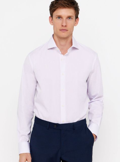 Camisa Formal Cuadros Fácil Plancha-0