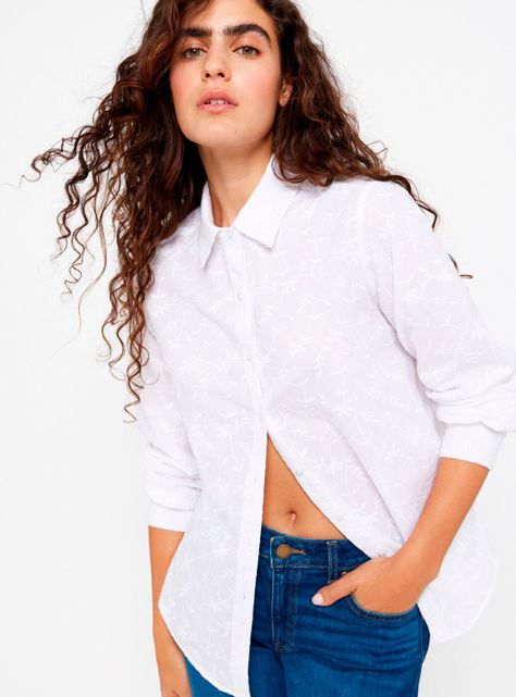 Camisa de Algodón Bordado-0