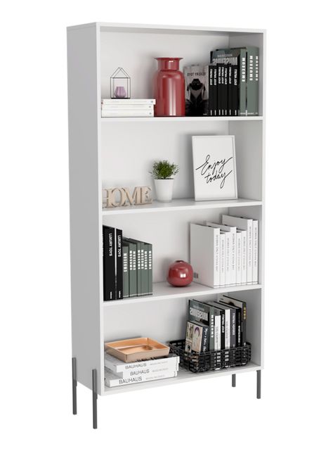 Librero White Collection Blanco-4