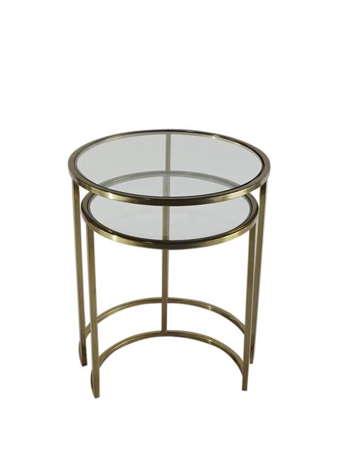 Mesa Lateral Nido Gold Glass-3